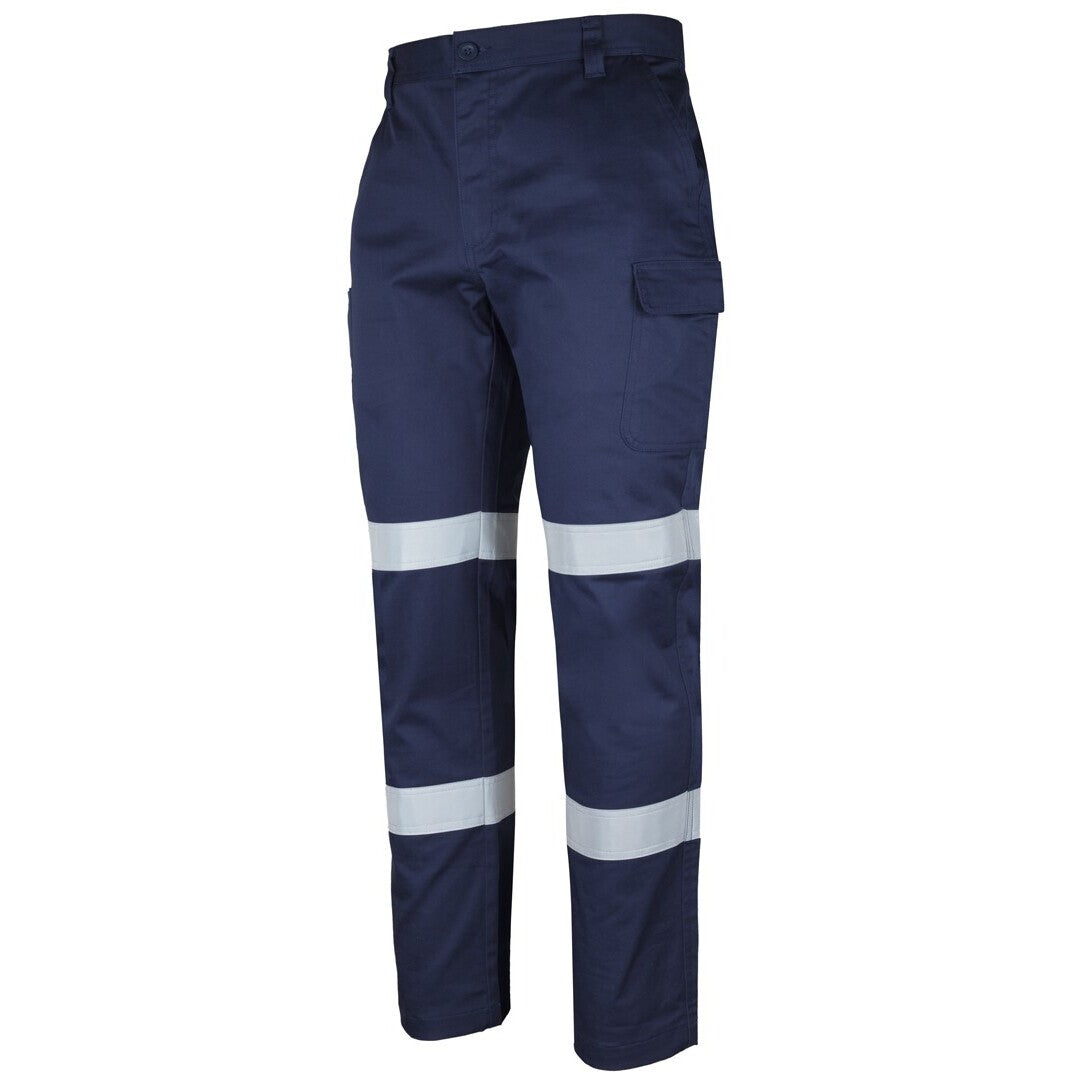JB's Wear 6MTD Multi Pocket Stretch Twill Pant with D+N Tape - Side View | color:Navy|view:side