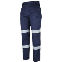 JB's Wear 6MTD Multi Pocket Stretch Twill Pant with D+N Tape - Side View | color:Navy|view:side