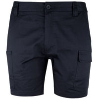 JB's Wear 6MTS Multi Pocket Stretch Twill Short - Front View | color:Black|view:front