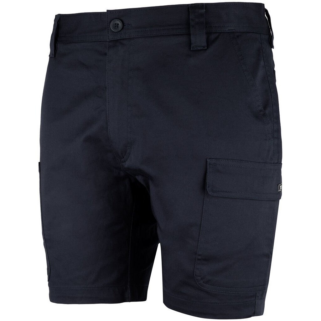 JB's Wear 6MTS Multi Pocket Stretch Twill Short - Side View | color:Black|view:side
