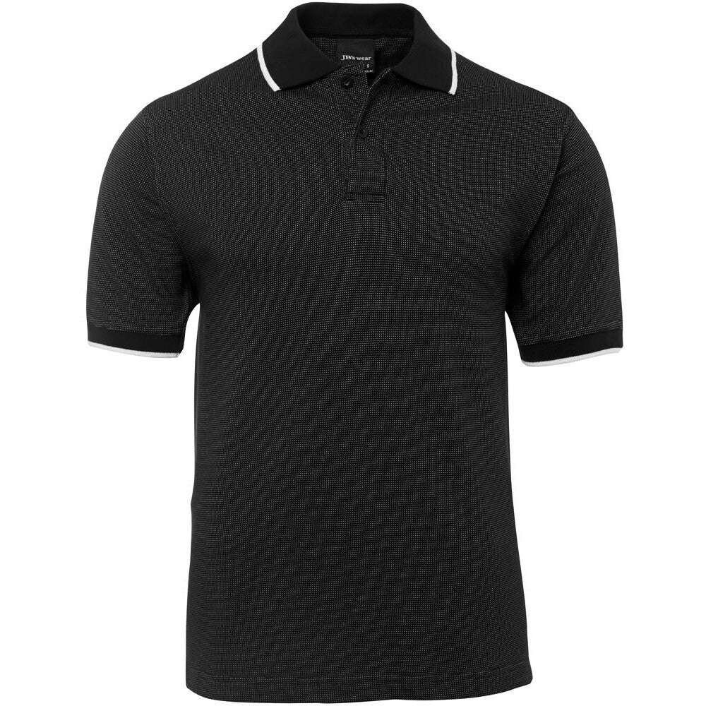 JB's Wear 2PNH Nail Head Polo - Front View | color:Black|view:front