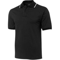 JB's Wear 2PNH Nail Head Polo - Side View | color:Black|view:side