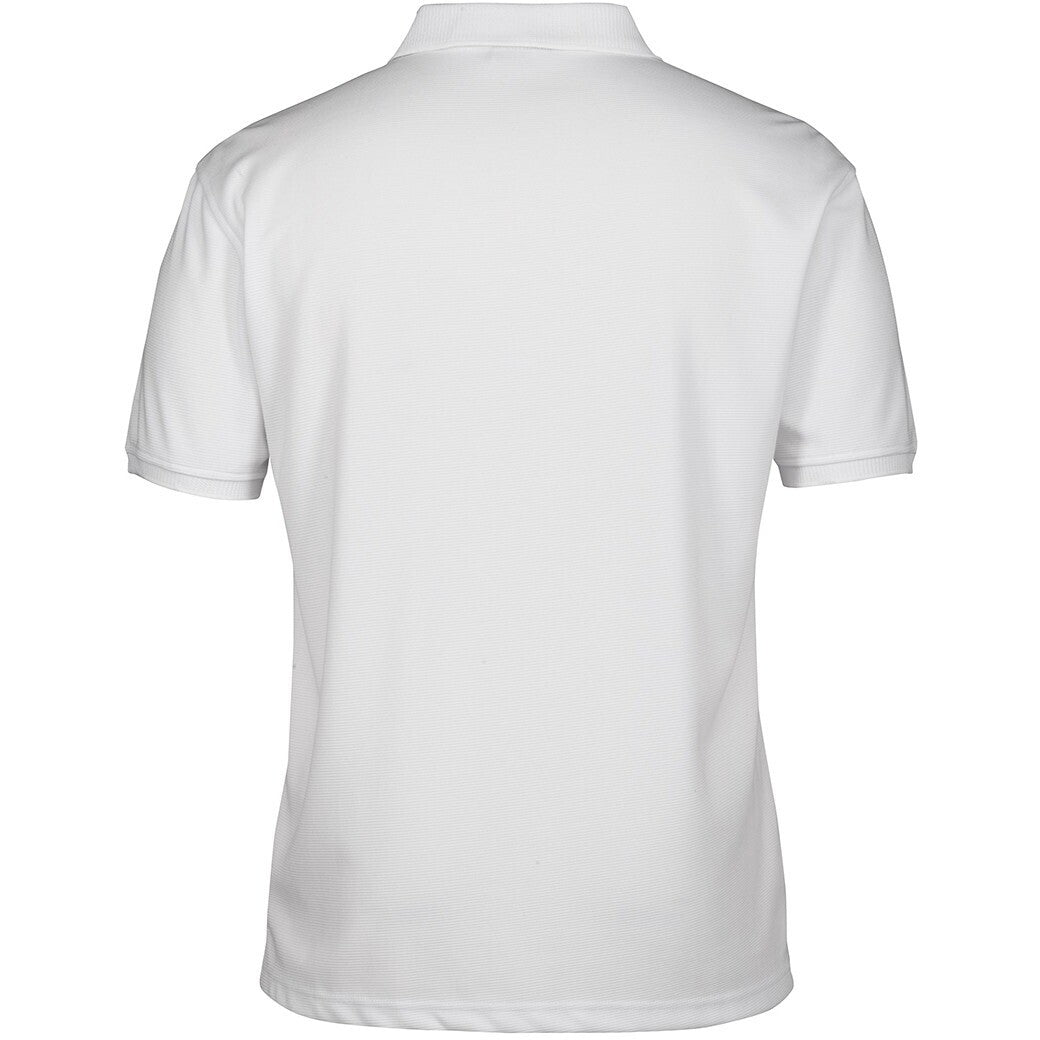 JB's Wear S2OP Ottoman Polo - Back View | color:White|view:back