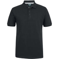 JB's Wear S2MP Pique Polo - Front View | color:Black|view:front