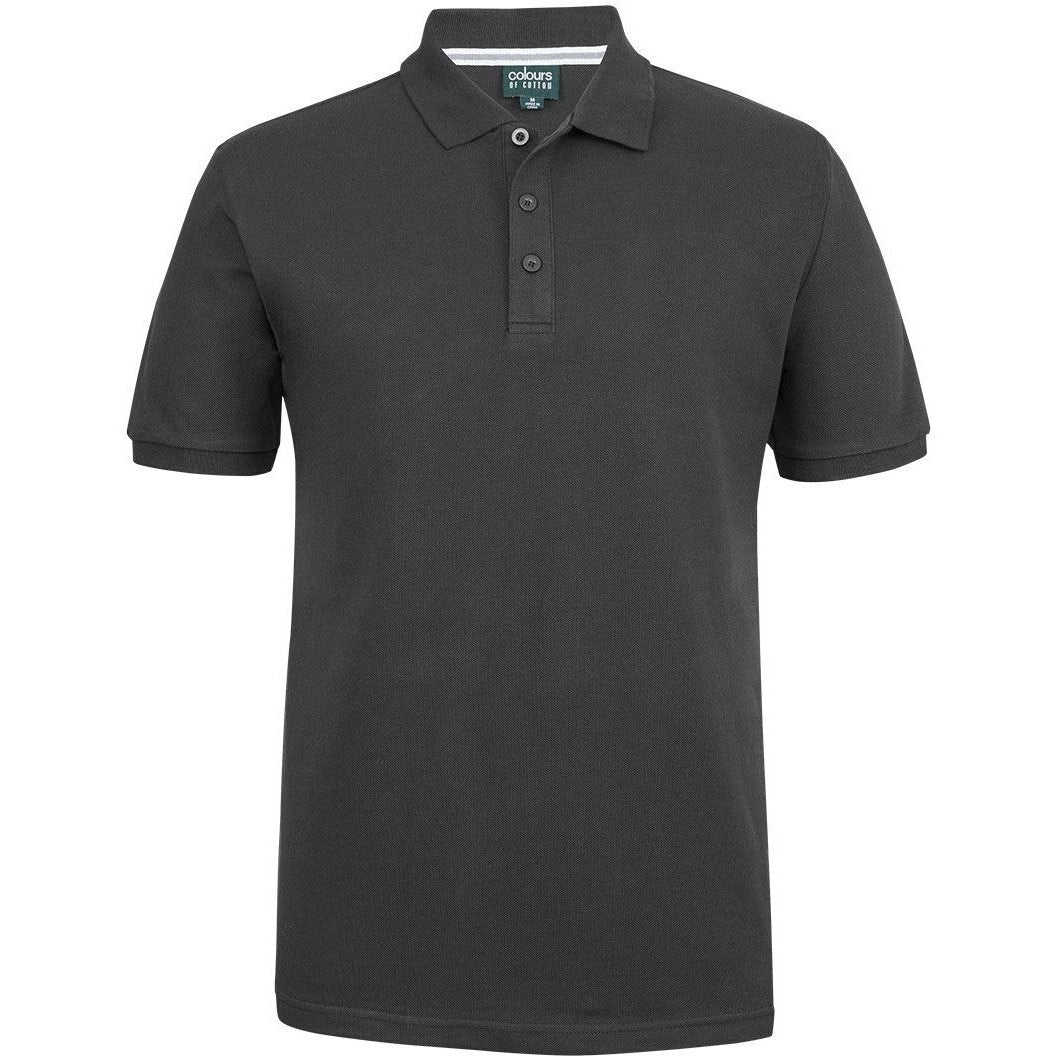 JB's Wear S2MP Pique Polo - Front View | color:Gunmetal|view:front