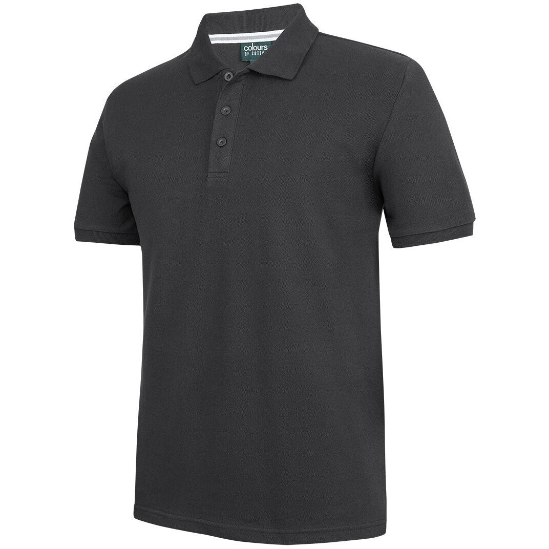 JB's Wear S2MP Pique Polo - Side View | color:Gunmetal|view:side