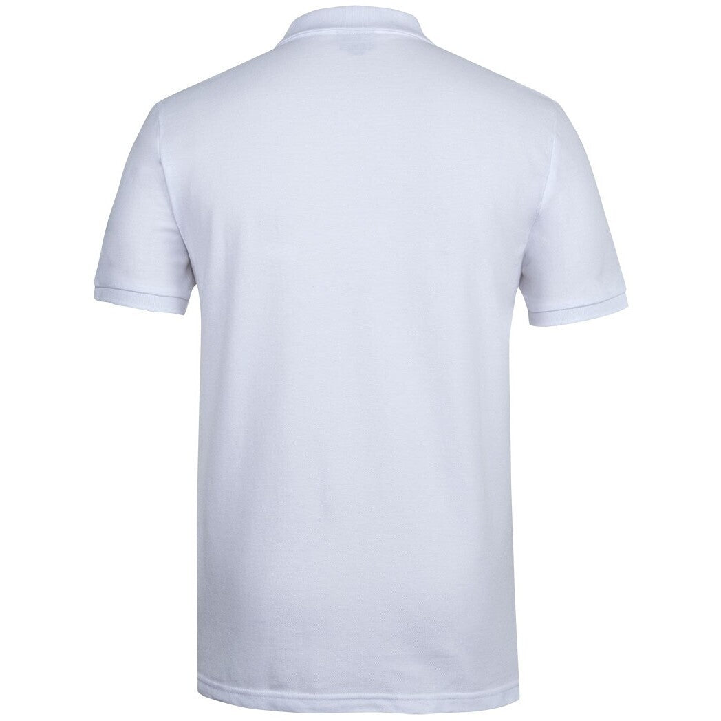 JB's Wear S2MP Pique Polo - Back View | color:White|view:back
