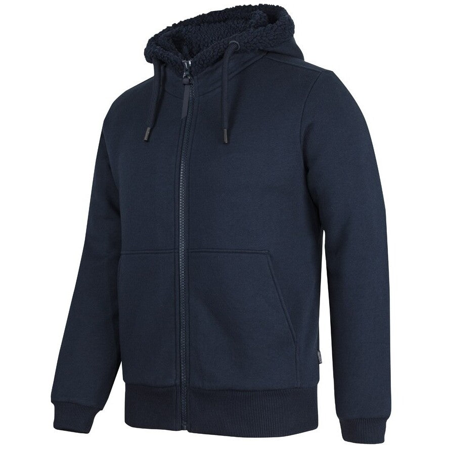 JB's Wear 3SHP Premium Full Zip 670gsm Shepherd Hoodie - Side View | color:Navy/Navy|view:side