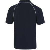 JB's Wear 2MRP Raglan Polo - Back View | color:Navy/White|view:back