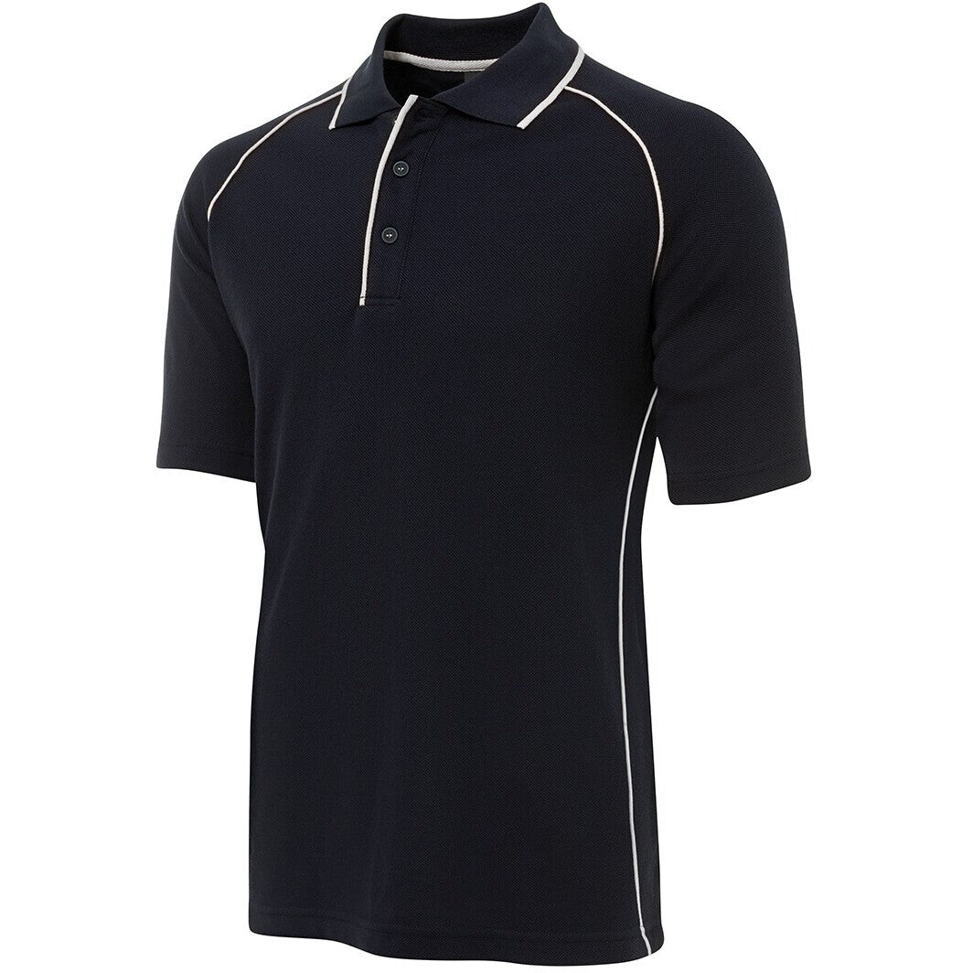 JB's Wear 2MRP Raglan Polo - Side View | color:Navy/White|view:side