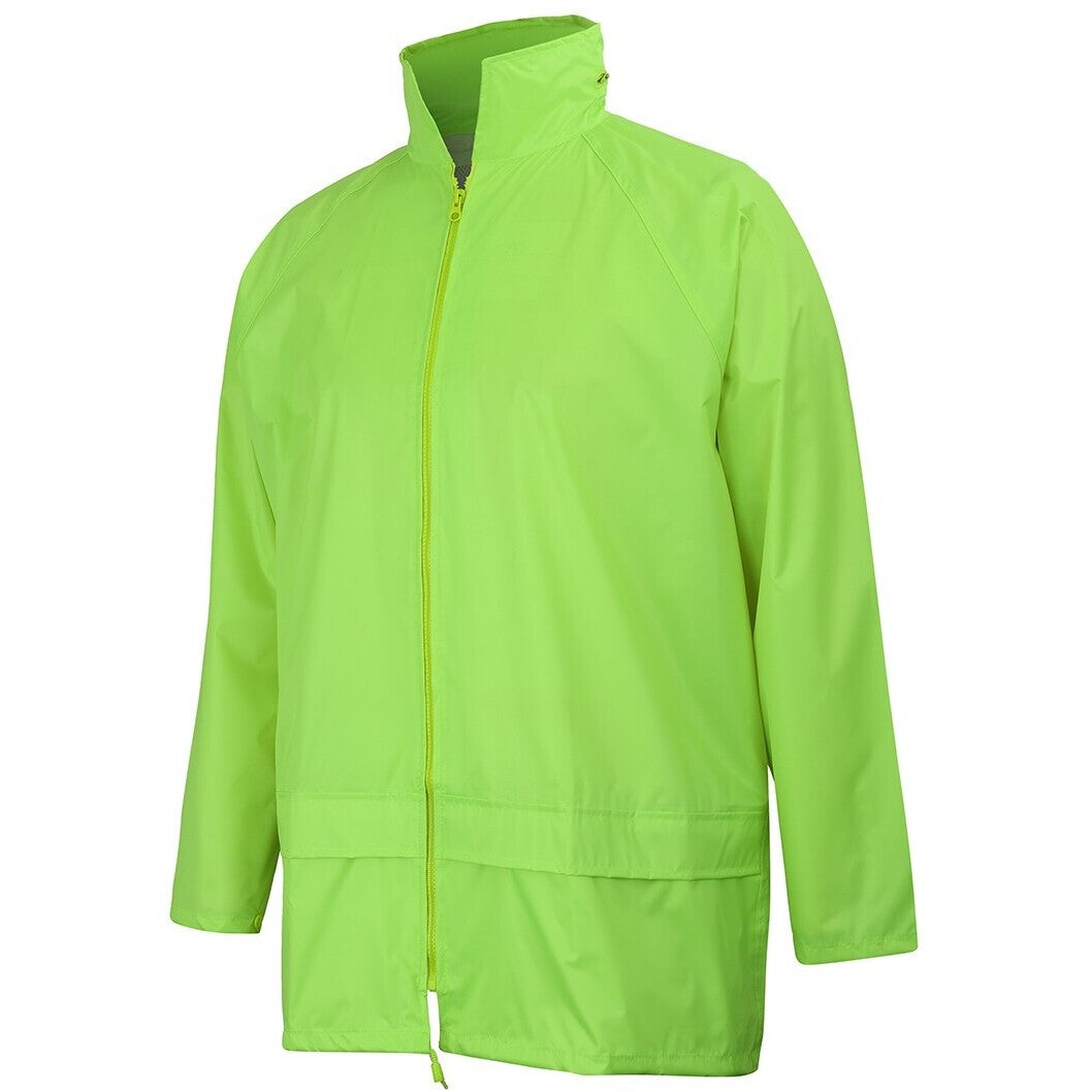 JB's Wear 3ARJ Rain Jacket - Side View | color:Lime|view:side