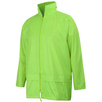 JB's Wear 3ARJ Rain Jacket - Side View | color:Lime|view:side