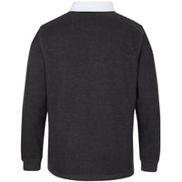 JB's Wear 3R Rugby - Back View | color:Graphite Marle/White|view:back