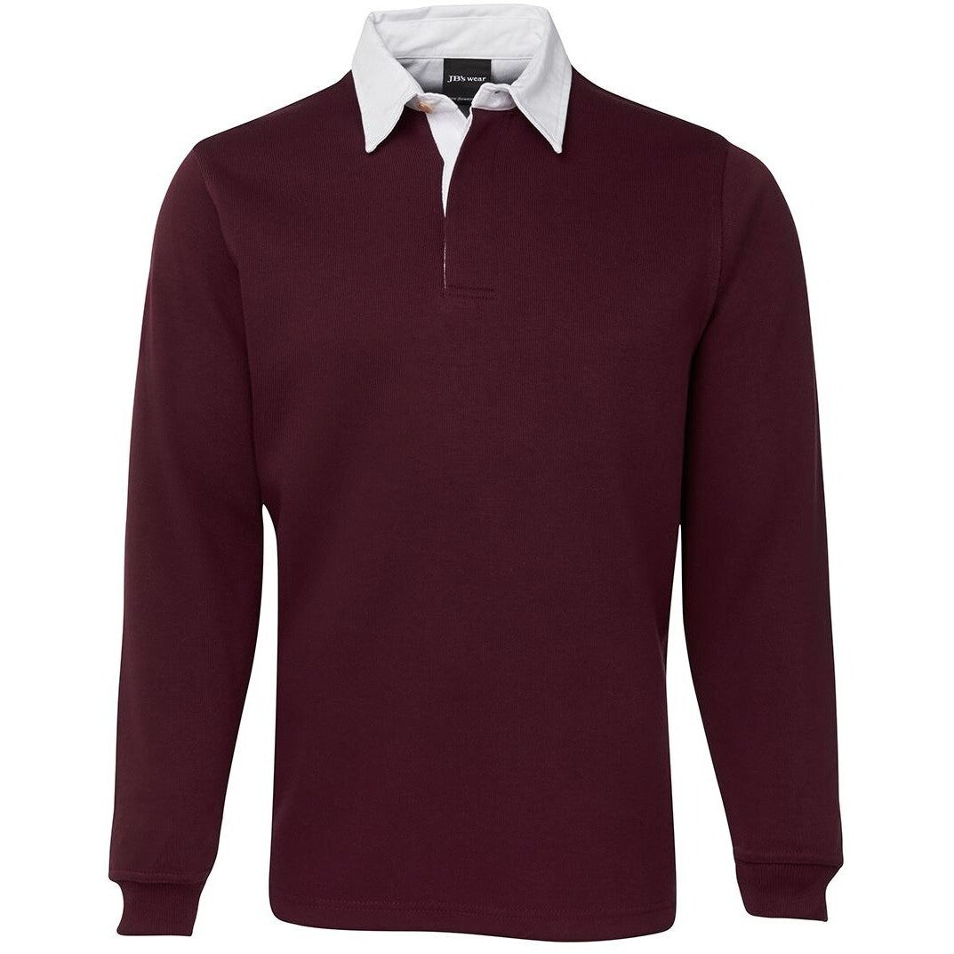 JB's Wear 3R Rugby - Front View | color:Maroon/White|view:front