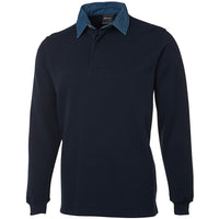 JB's Wear 3R Rugby - Side View | color:Navy/Denim|view:side