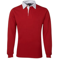 JB's Wear 3R Rugby - Front View | color:Red/White|view:front