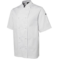 JB's Wear 5CJ2 S/S Chefs Jacket - Side View | color:White|view:side