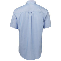 JB's Wear 4OSX S/S Oxford Shirt - Back View | color:Lt Blue|view:back