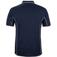 JB's Wear 7PIP S/S Piping Polo - Back View | color:Navy/White|view:back