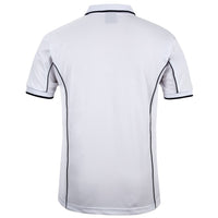 JB's Wear 7PIP S/S Piping Polo - Back View | color:White/Navy|view:back