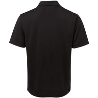 JB's Wear 7SPP S/S Poly Polo - Back View | color:Black|view:back