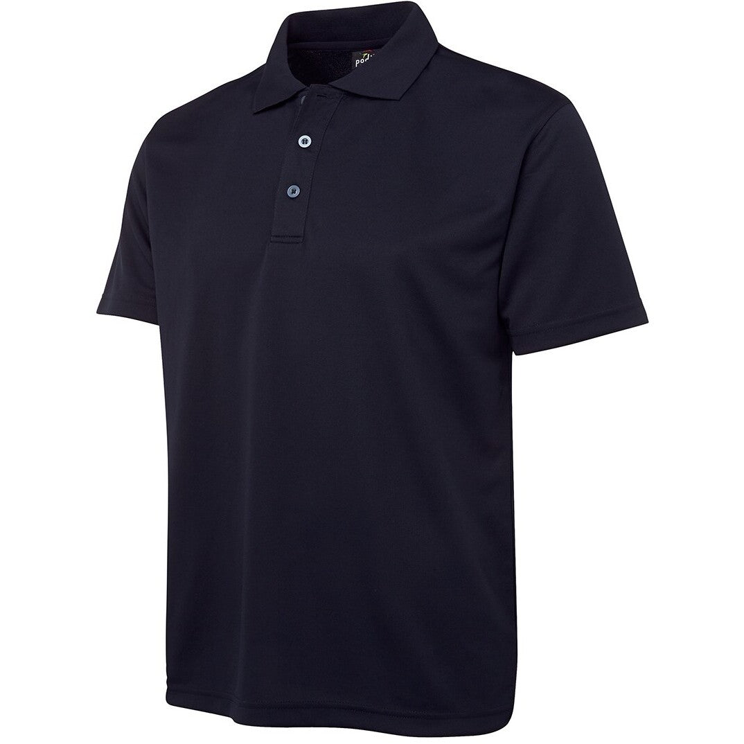 JB's Wear 7SPP S/S Poly Polo - Side View | color:Navy|view:side