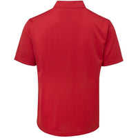 JB's Wear 7SPP S/S Poly Polo - Back View | color:Red|view:back