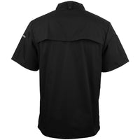 JB's Wear 5CJS S/S Snap Button Chefs Jacket - Back View | color:Black|view:back