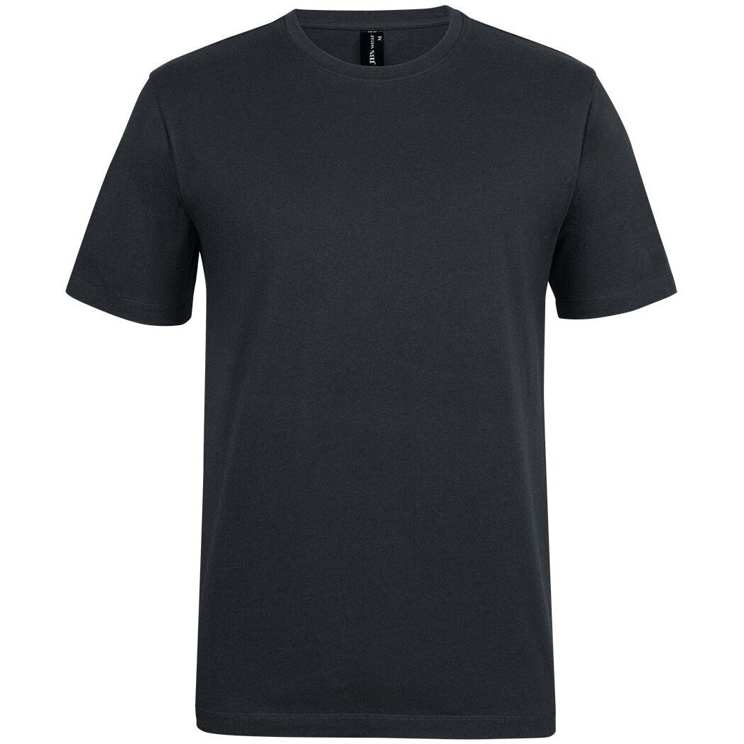 JB's Wear 1HST Signature Smooth Tee - Front View | color:Black|view:front