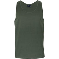 JB's Wear 1S Singlet - Front View | color:Army|view:front