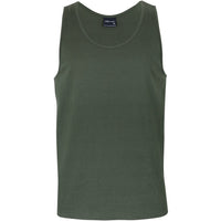 JB's Wear 1S Singlet - Side View | color:Army|view:side