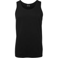 JB's Wear 1S Singlet - Front View | color:Black|view:front
