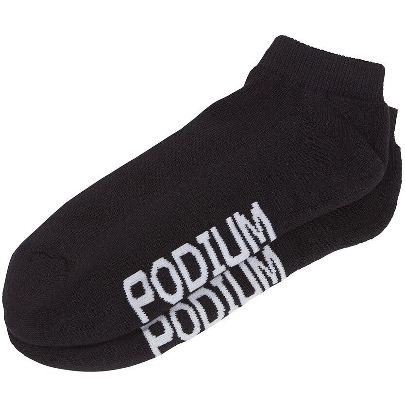 JB's Wear 7PSS1 Sport Ankle Sock (5 Pack) - Back View | color:Black|view:back