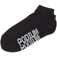 JB's Wear 7PSS1 Sport Ankle Sock (5 Pack) - Back View | color:Black|view:back