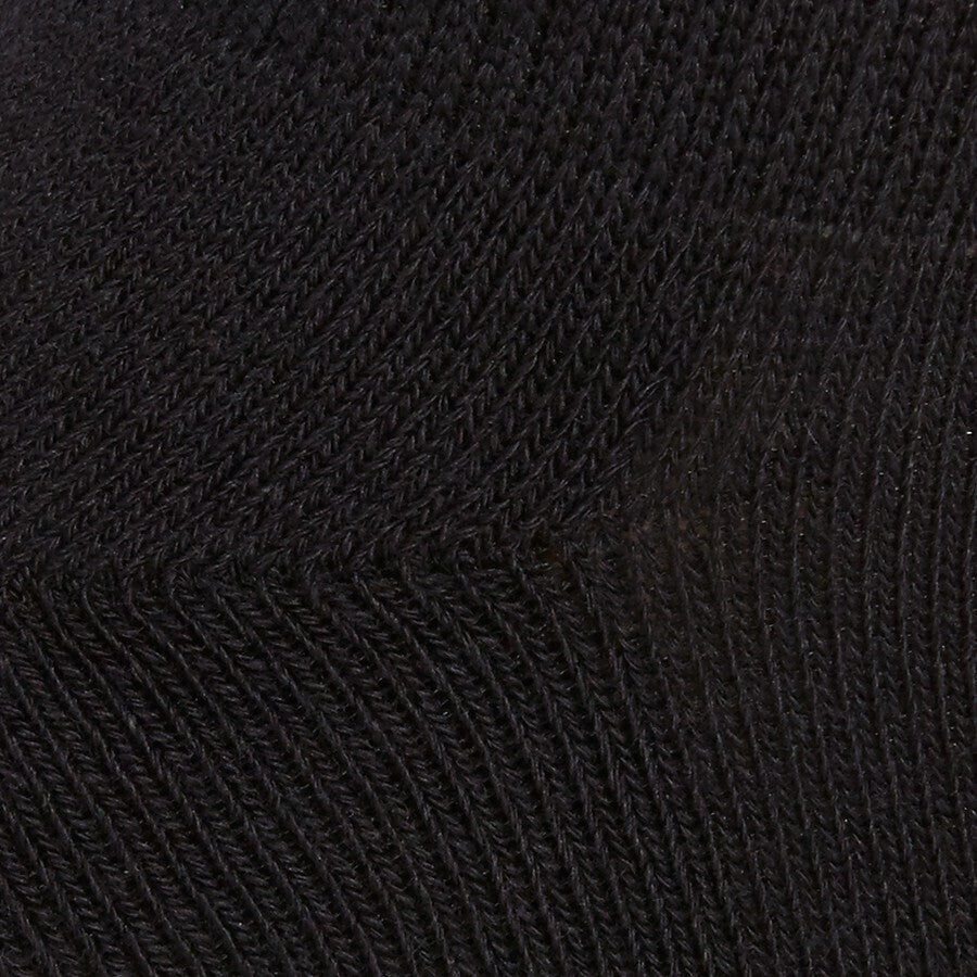 JB's Wear 7PSS1 Sport Ankle Sock (5 Pack) - Side View | color:Black|view:side