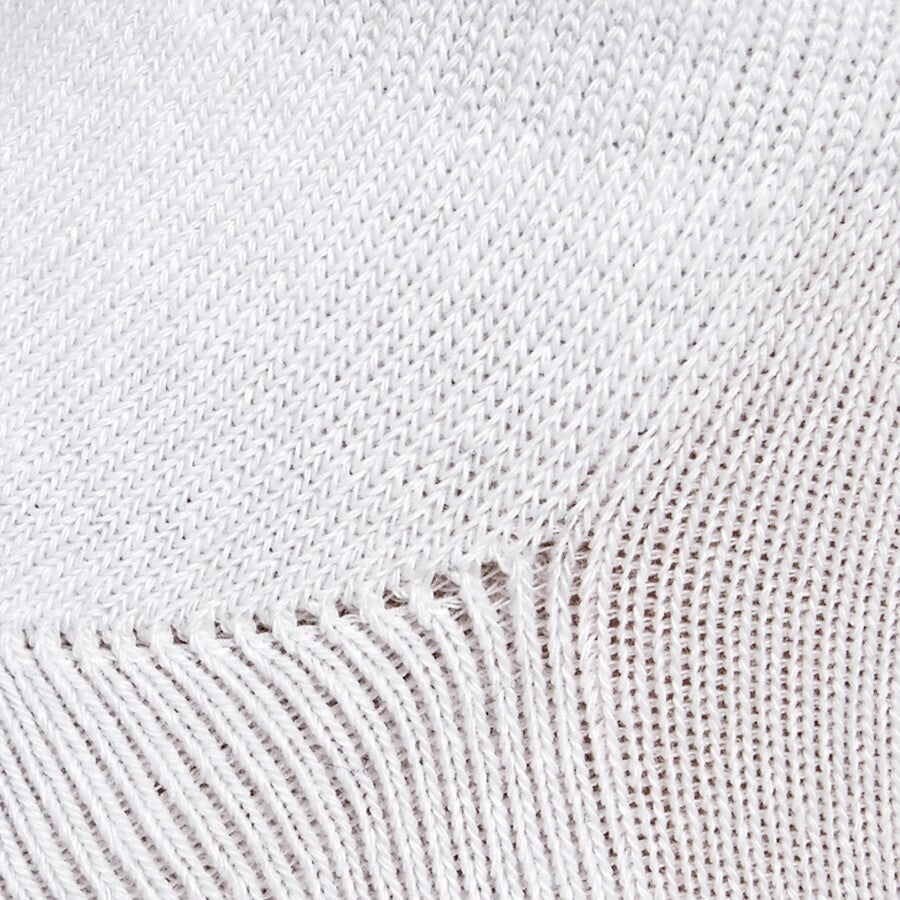 JB's Wear 7PSS1 Sport Ankle Sock (5 Pack) - Side View | color:White|view:side