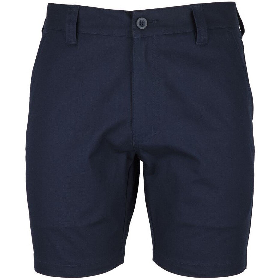 JB's Wear 6SCS Stretch Canvas Short - Front View | color:Navy|view:front