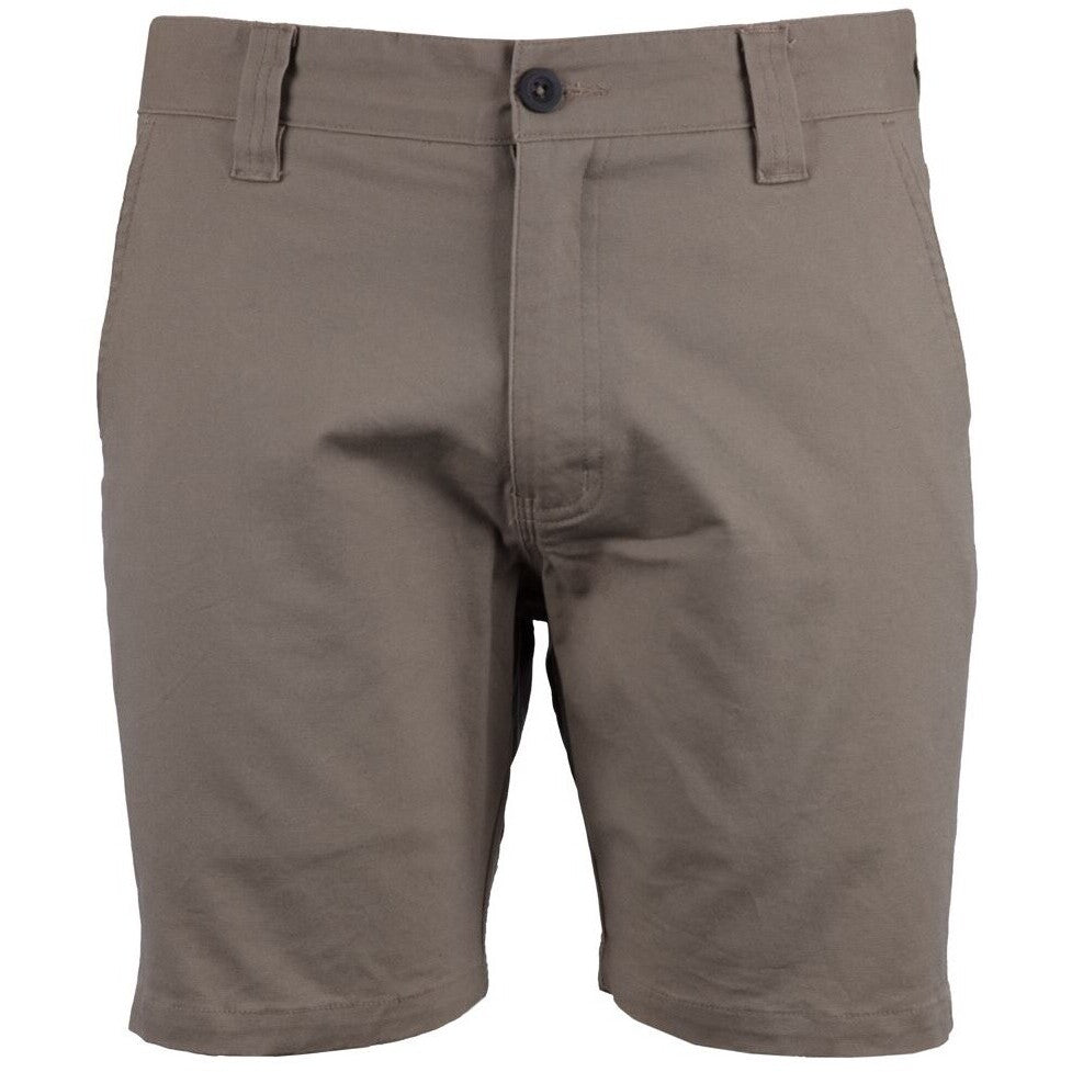 JB's Wear 6SCS Stretch Canvas Short - Front View | color:Taupe|view:front