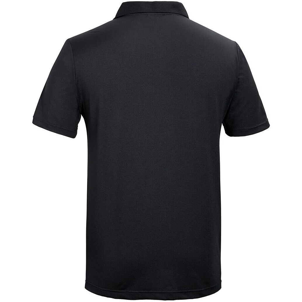 JB's Wear 7STP Stretch Polo - Back View | color:Black|view:back