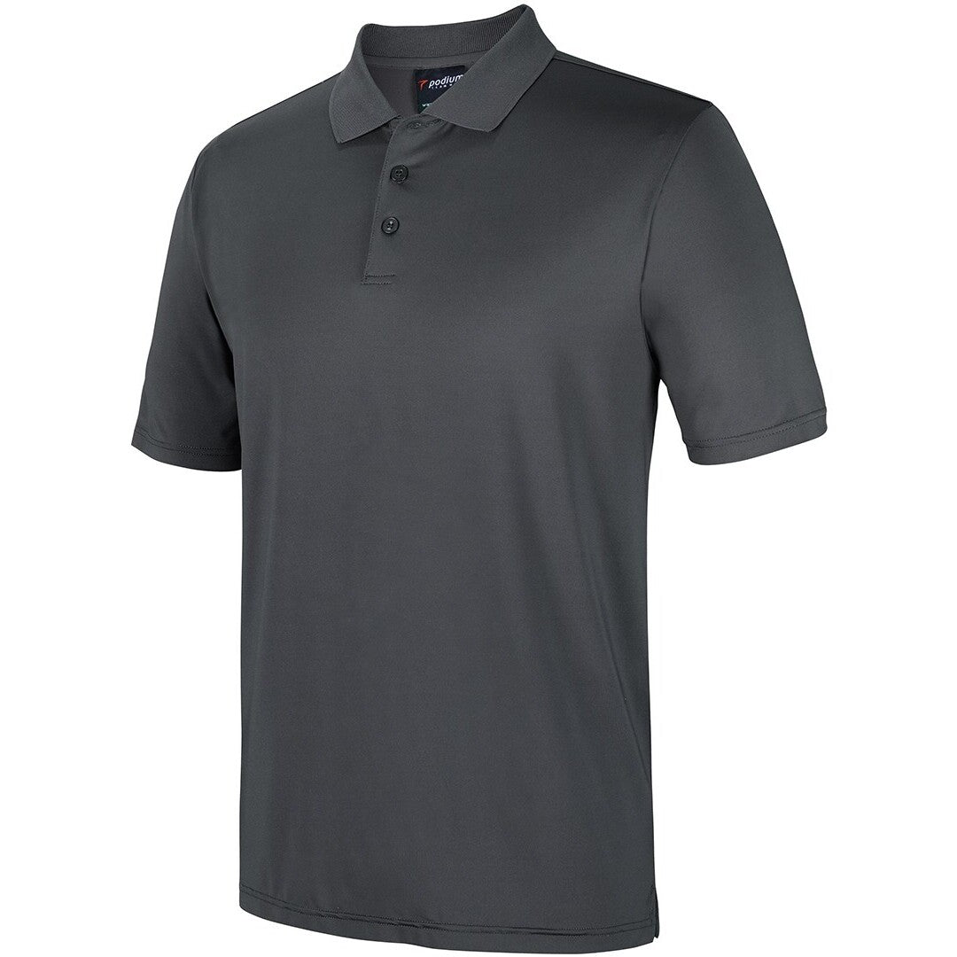 JB's Wear 7STP Stretch Polo - Side View | color:Charcoal|view:side