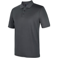 JB's Wear 7STP Stretch Polo - Side View | color:Charcoal|view:side
