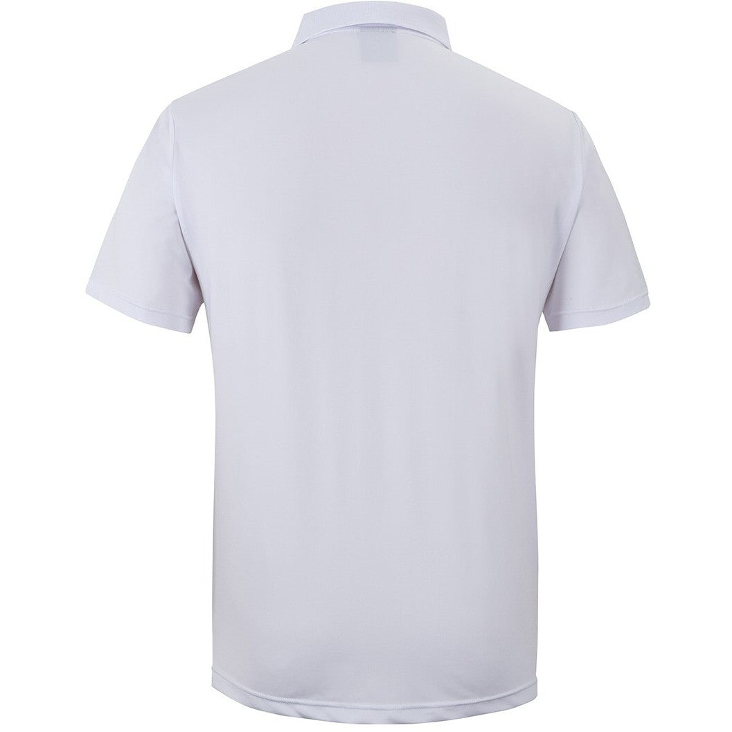 JB's Wear 7STP Stretch Polo - Back View | color:White|view:back