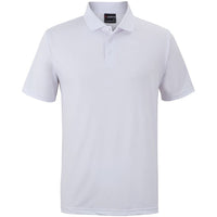 JB's Wear 7STP Stretch Polo - Front View | color:White|view:front