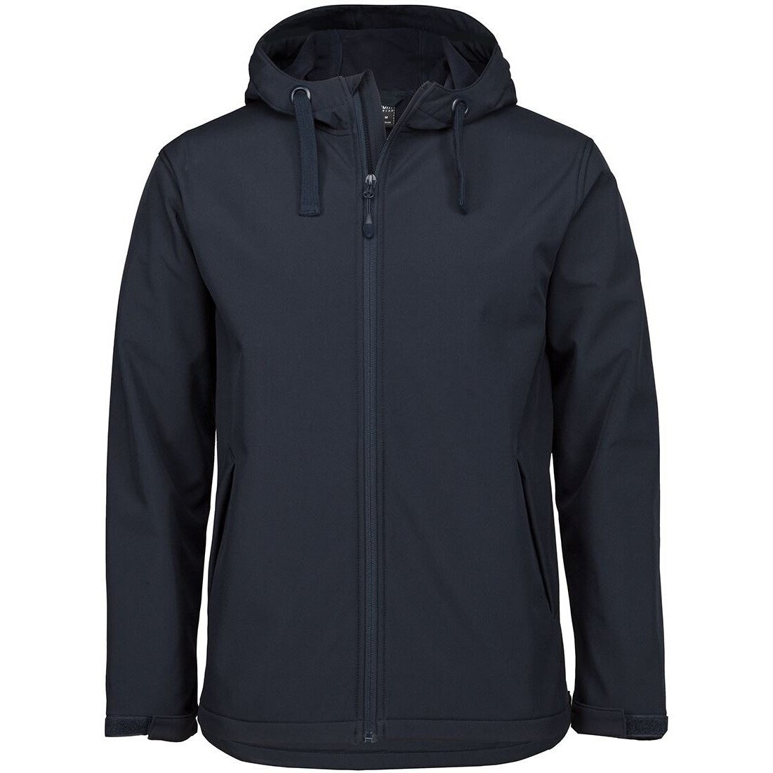 JB's Wear 3WSH Three Layer Hooded Softshell Jacket - Front View | color:Navy|view:front