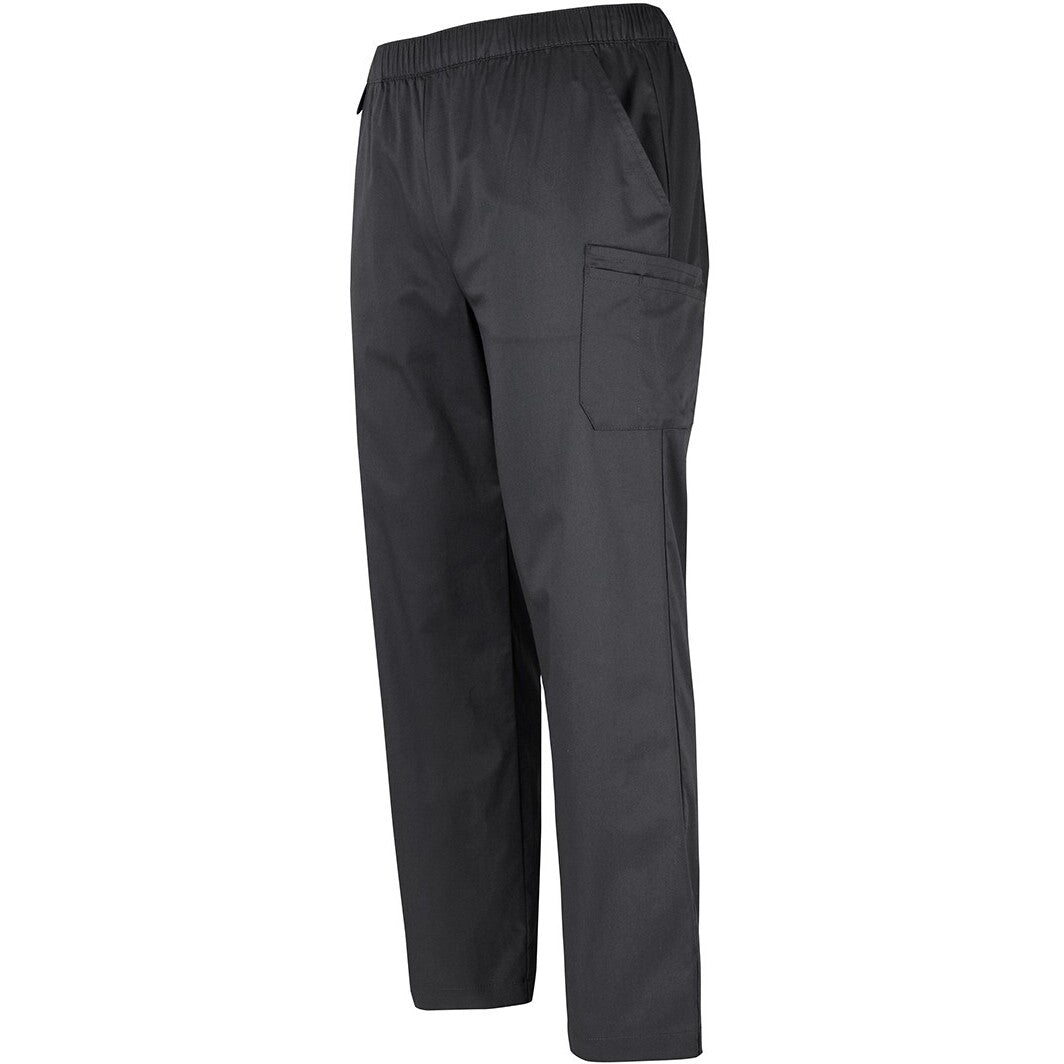 JB's Wear 4SPP Unisex Premium Scrub Cargo Pant - Side View | color:Charcoal|view:side