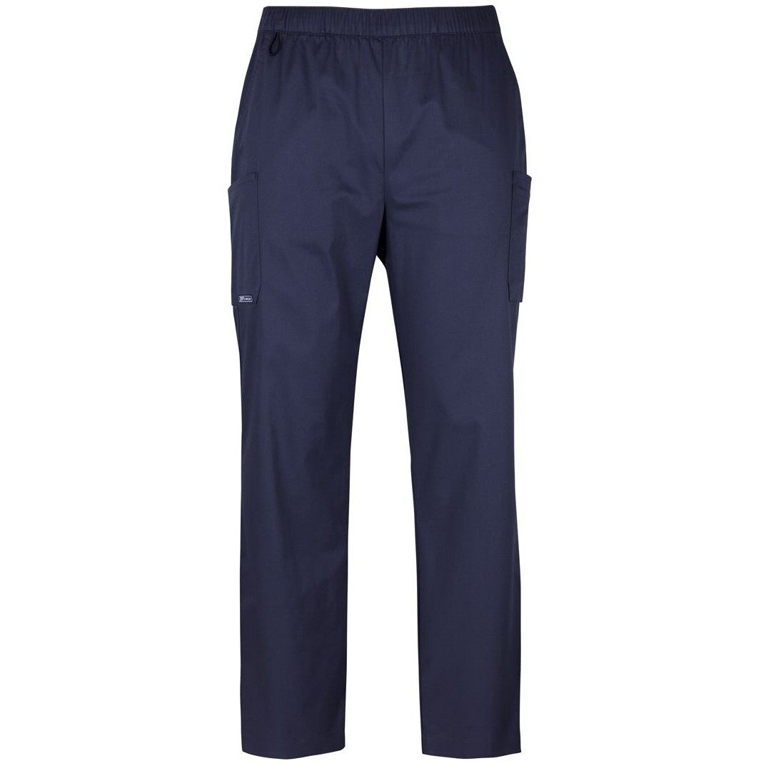 JB's Wear 4SPP Unisex Premium Scrub Cargo Pant - Front View | color:Navy|view:front