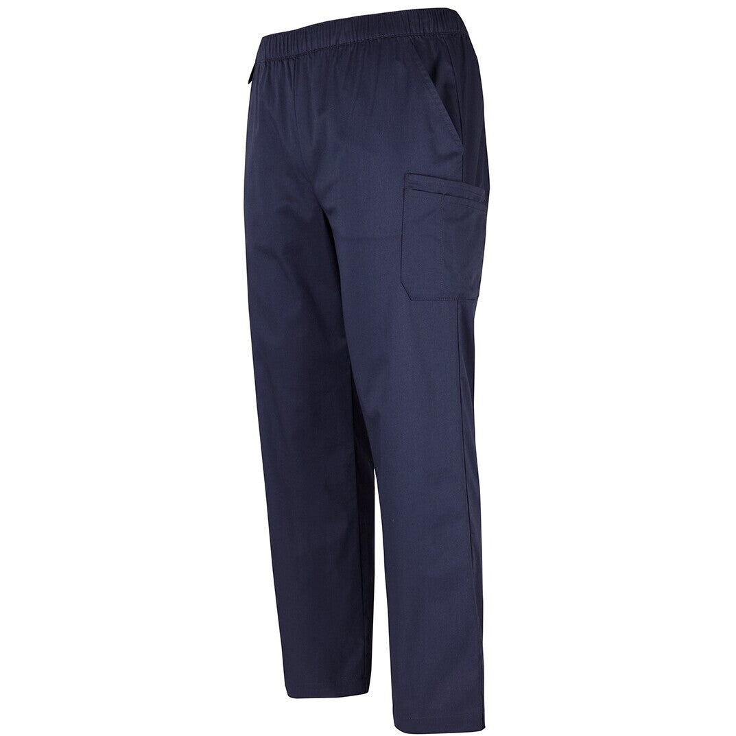 JB's Wear 4SPP Unisex Premium Scrub Cargo Pant - Side View | color:Navy|view:side