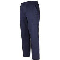 JB's Wear 4SPP Unisex Premium Scrub Cargo Pant - Side View | color:Navy|view:side