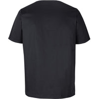 JB's Wear 4SPT Unisex Premium  Scrub Top - Back View | color:Black|view:back