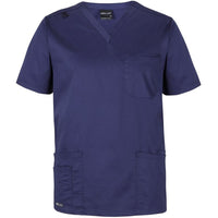 JB's Wear 4SPT Unisex Premium  Scrub Top - Front View | color:Deep Cobalt|view:front